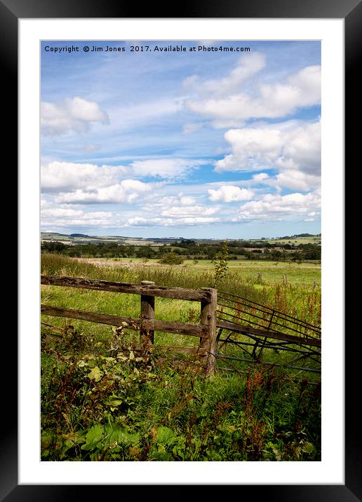 Rural Northumberland 2 Framed Mounted Print by Jim Jones