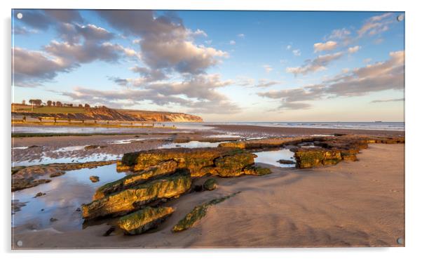Yaverland Beach Isle Of Wight Acrylic by Wight Landscapes