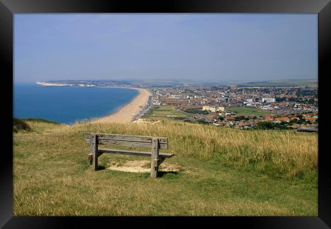 Seaford Head East Sussex Framed Print by Diana Mower