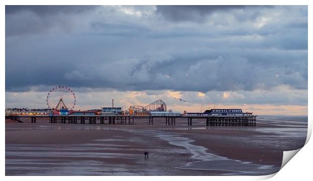 Central Pier                   Print by Victor Burnside