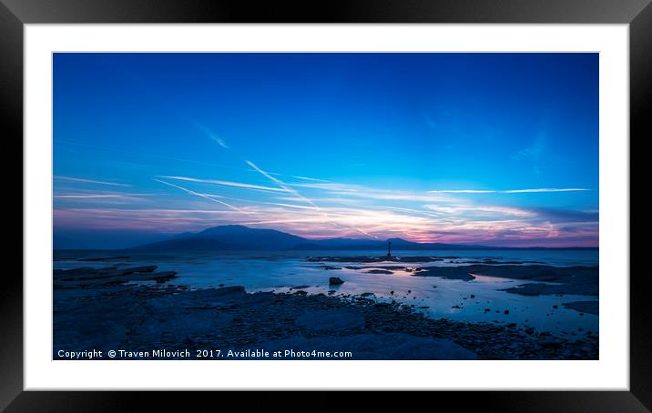 Garda Lake Framed Mounted Print by Traven Milovich