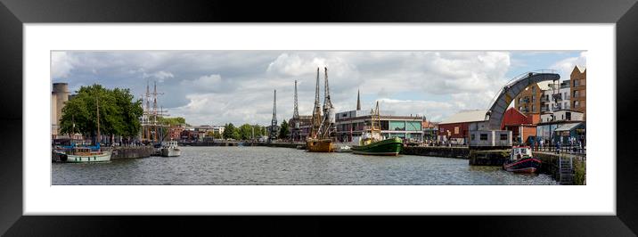 Bristol Harbour Framed Mounted Print by Andrew Richards