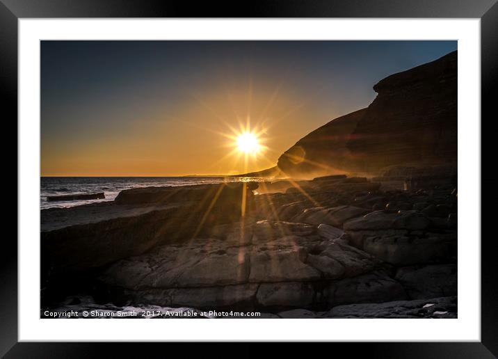 Sunglow Framed Mounted Print by Sharon Smith
