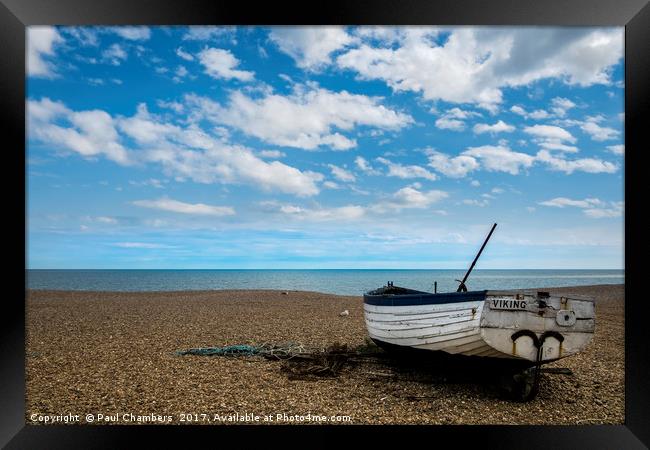 Serenity by the Sea Framed Print by Paul Chambers