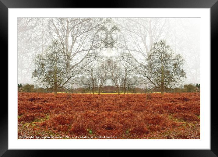 Parklife Framed Mounted Print by Lauren Bywater