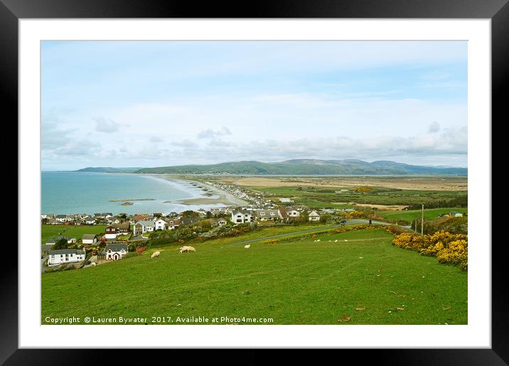 A Birds Eye View Framed Mounted Print by Lauren Bywater