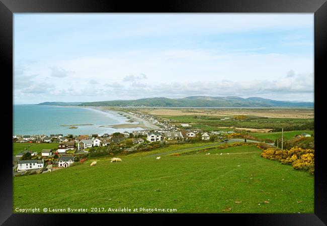 A Birds Eye View Framed Print by Lauren Bywater