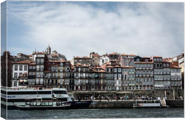 Porto, a city on the river Canvas Print by Anastasiia P.