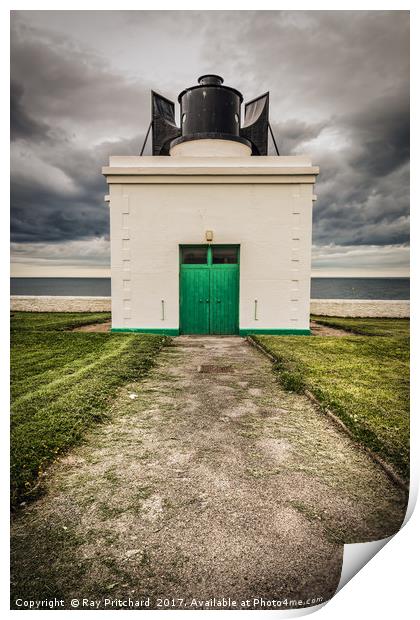 Souter Lighthouse Foghorns Print by Ray Pritchard