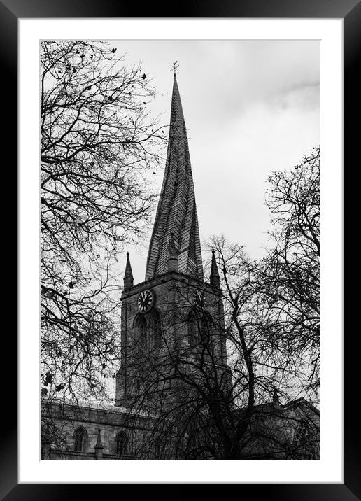 The Crooked Spire Framed Mounted Print by Simon Wilkinson