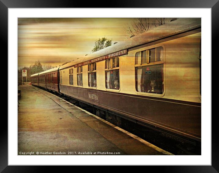 Ready to Travel Framed Mounted Print by Heather Goodwin