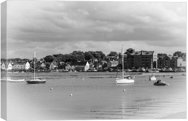 Wells Harbour View Canvas Print by Simon Wilkinson