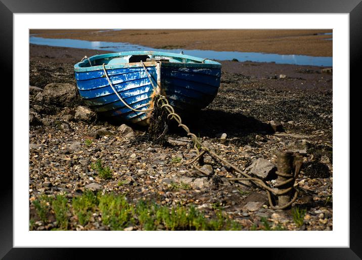 Beached Framed Mounted Print by Simon Wilkinson