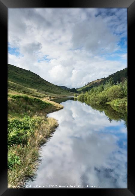 Llyn Brianne Reservoir 3 Wales Framed Print by Ann Garrett