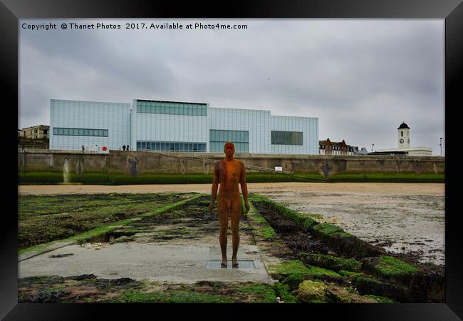 Anthony Gormley - Another Time Framed Print by Thanet Photos
