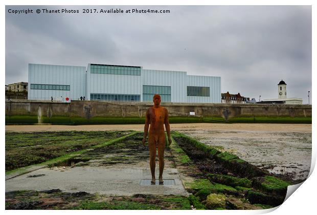 Anthony Gormley - Another Time Print by Thanet Photos