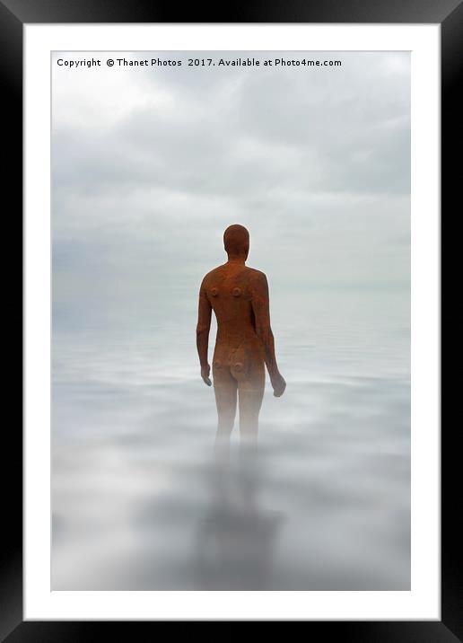 Anthony Gormley - Another Time Framed Mounted Print by Thanet Photos