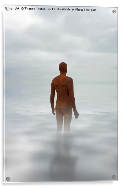 Anthony Gormley - Another Time Acrylic by Thanet Photos