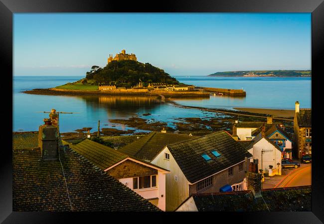 St Michael's Mount, Marazion, Cornwall Framed Print by Michael Brookes