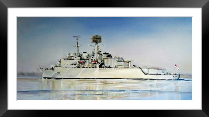 H.M.S Fife Framed Mounted Print by David Reeves - Payne