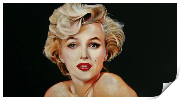 Young Marilyn Print by David Reeves - Payne