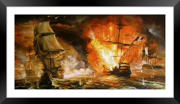 Napoleonic Wars Framed Mounted Print by David Reeves - Payne