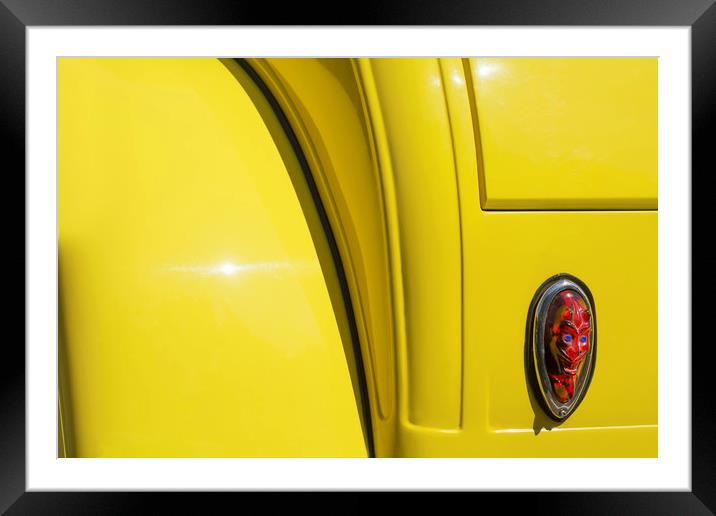 Hot Rod Framed Mounted Print by Mary Lane