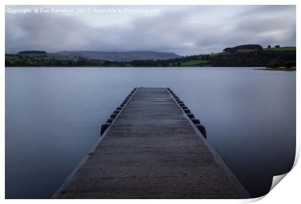 Llangower Bala Lake Print by Dan Davidson