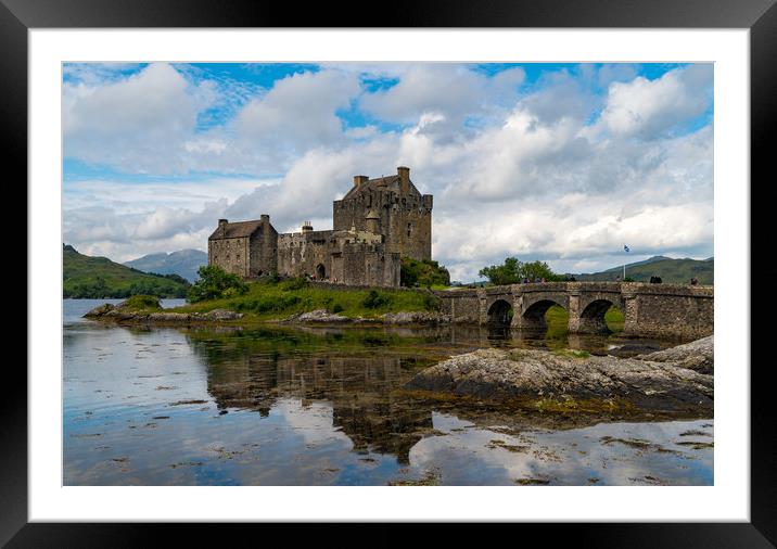 Scottish castle  Framed Mounted Print by stephen king