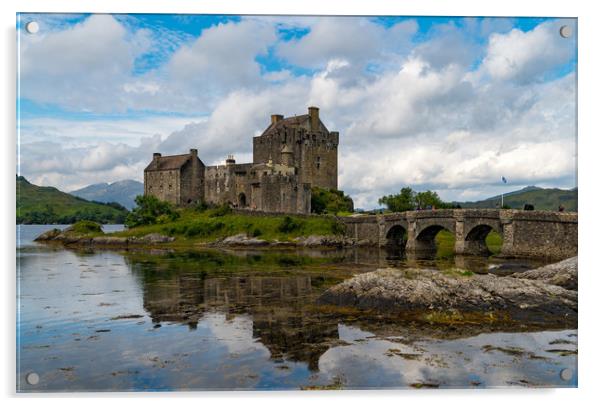 Scottish castle  Acrylic by stephen king