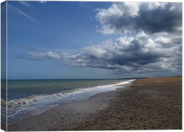 Summer's Day at Cley next the Sea Canvas Print by Sally Lloyd