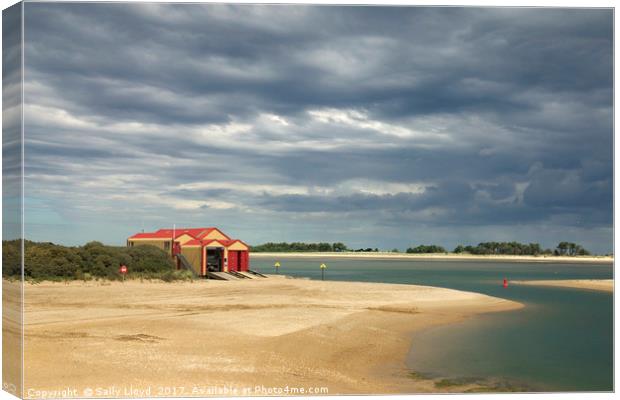 Wells next the Sea Lifeboat Station Canvas Print by Sally Lloyd