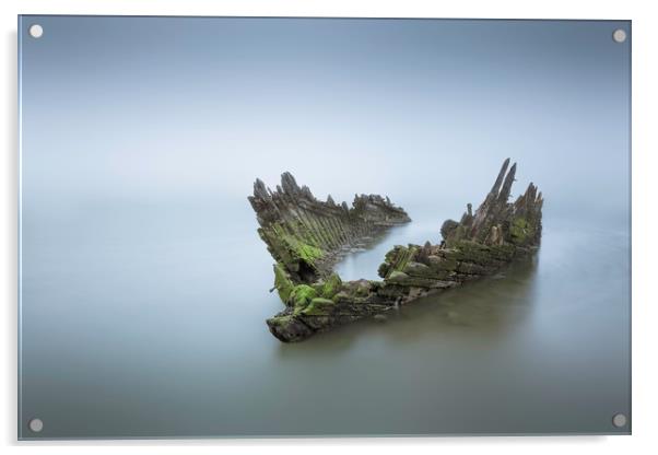 Ship Wreck  Acrylic by Ian Hufton