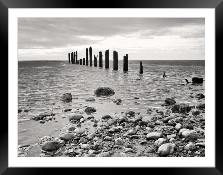 Cleveleys Beach Framed Mounted Print by David McCulloch