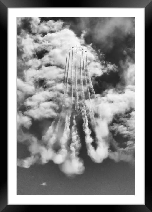 Red Arrows Arrival Framed Mounted Print by Phil Clements