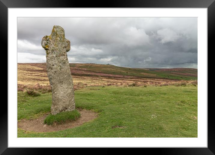Bennets Cross Dartmoor Framed Mounted Print by Images of Devon