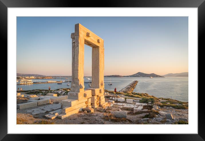 Temple of Apollo Framed Mounted Print by Naylor's Photography