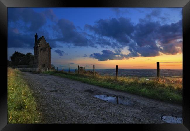 Pigeon tower, Framed Print by Robert Fielding