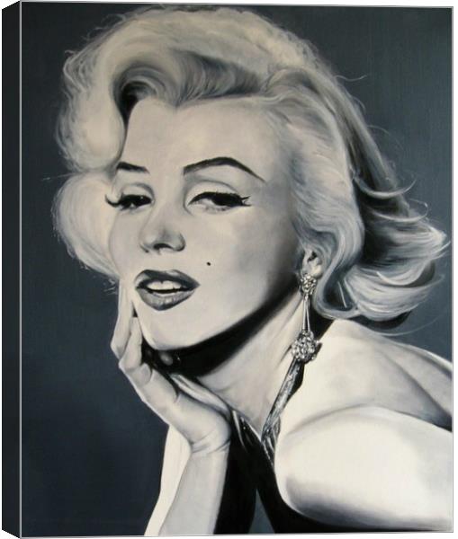 Beautiful Marilyn Canvas Print by David Reeves - Payne