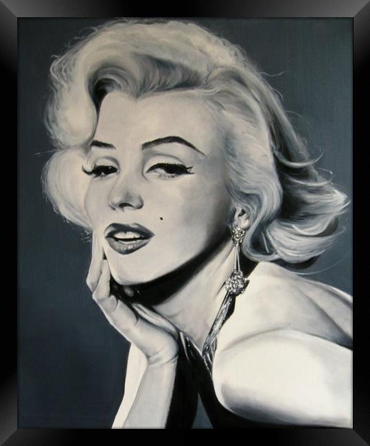 Beautiful Marilyn Framed Print by David Reeves - Payne