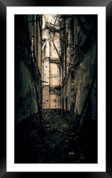 Abandoned Mansion Framed Mounted Print by Nick Sayce