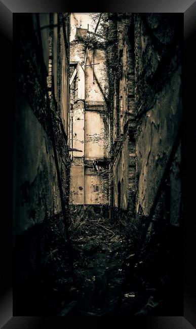 Abandoned Mansion Framed Print by Nick Sayce
