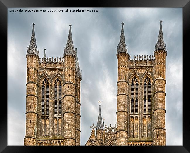 Lincoln Cathedral Framed Print by Juha Remes