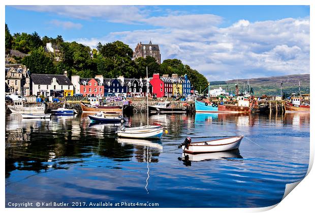 Whats the story in .................Tobermory !! Print by Karl Butler