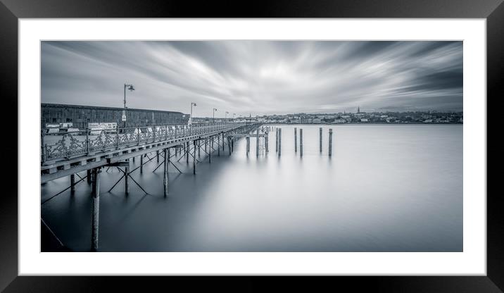 Old Ryde Pier Isle Of Wight Framed Mounted Print by Wight Landscapes