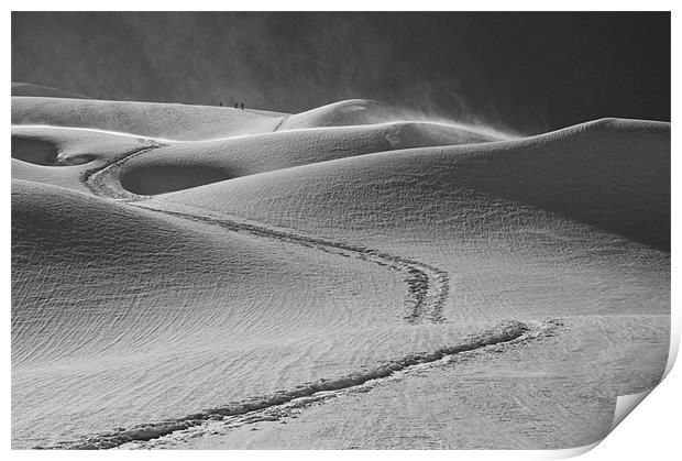 Snow Dunes Print by Neil Gavin