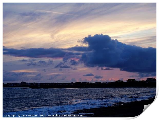       Evening Sky                          Print by Jane Metters
