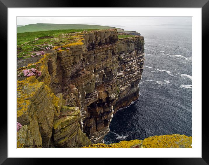 At Noup Head Framed Mounted Print by Steven Watson