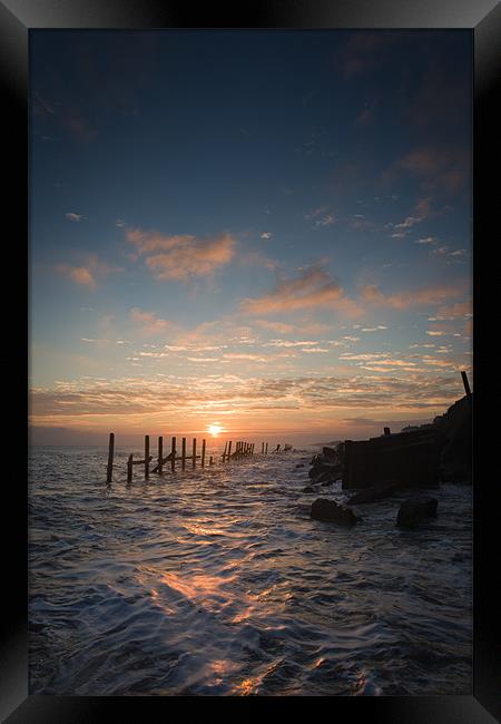 Coastal Light Framed Print by Simon Wrigglesworth