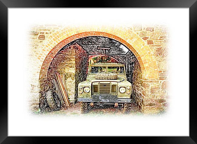 The Forgotten Land Rover Framed Print by graham young